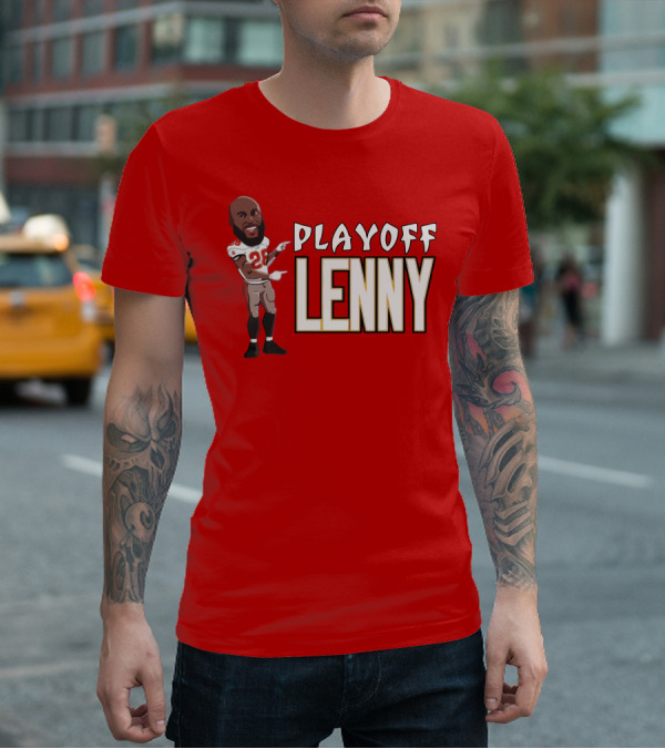 Playoff Lenny NFL Football Cartoon Player 27 T-Shirt