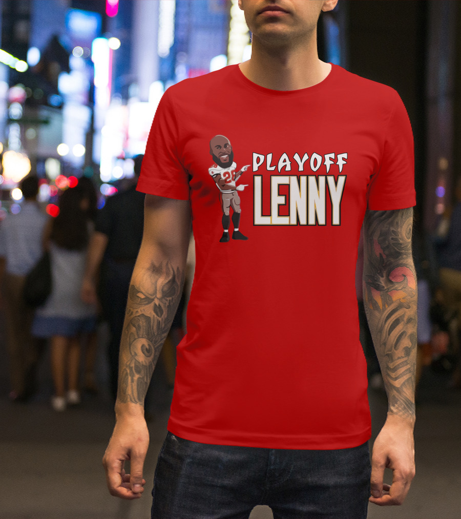 Playoff Lenny NFL Football Cartoon Player 27 T-Shirt