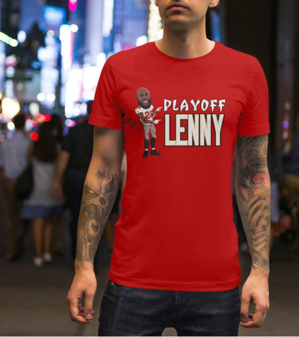 Playoff Lenny NFL Football Cartoon Player 27 T-Shirt