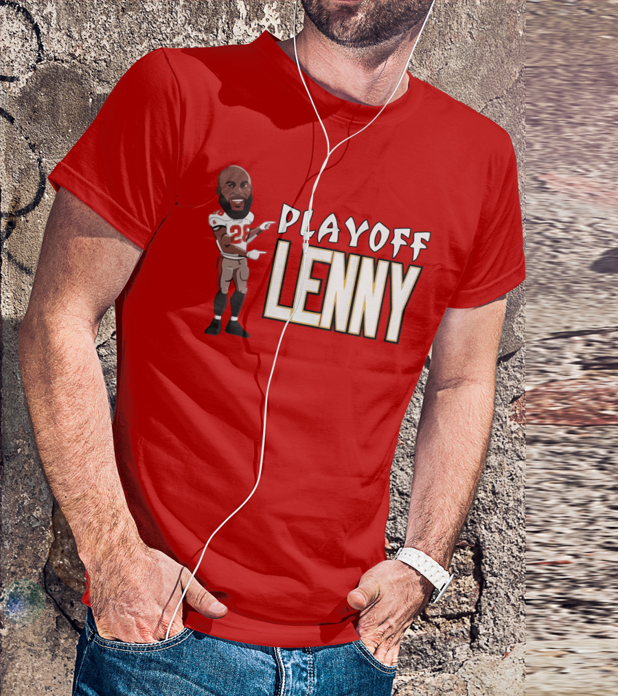 Playoff Lenny NFL Football Cartoon Player 27 T-Shirt