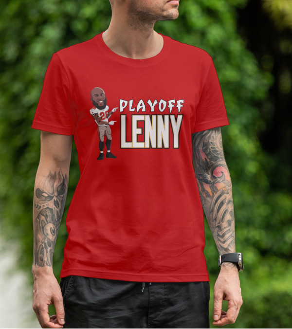 Playoff Lenny NFL Football Cartoon Player 27 T-Shirt