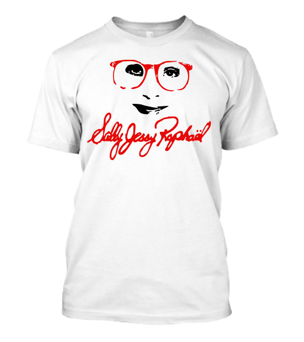 Sally Jessy Raphael Not SJP Glasses Face Text T-Shirt