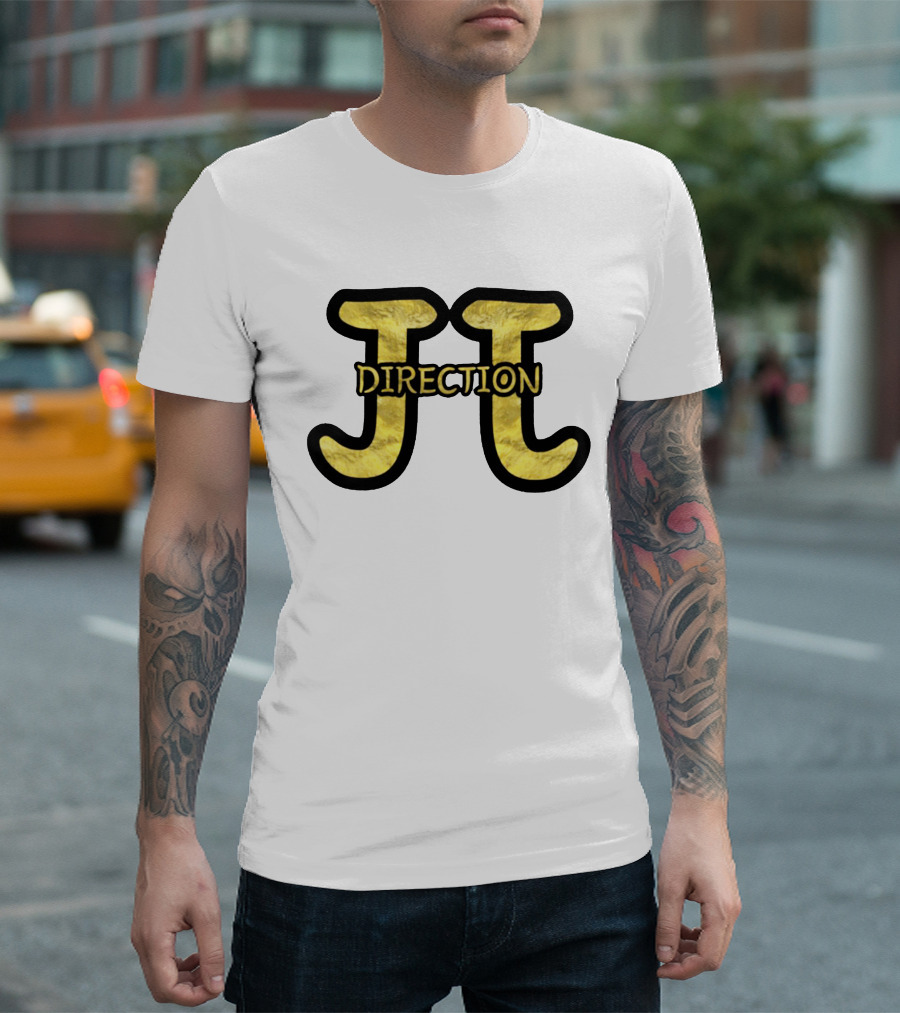 JJ Direction Light Gold Mirror T-Shirt