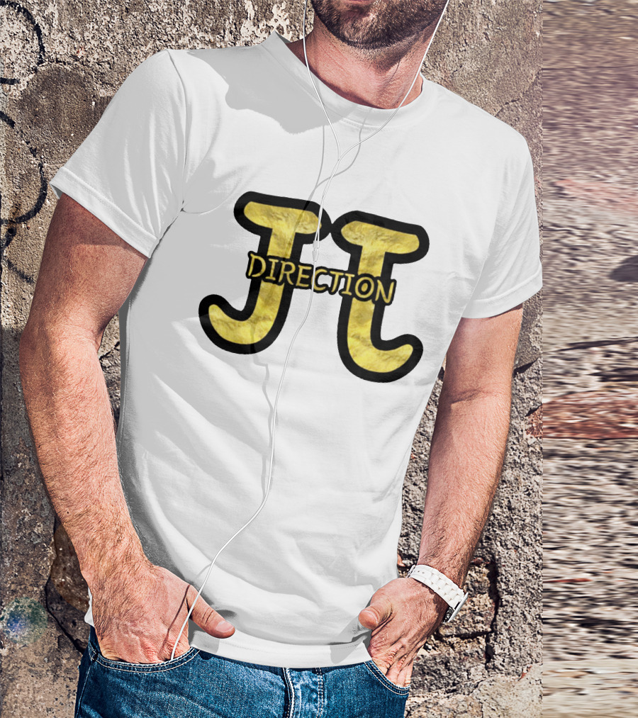 JJ Direction Light Gold Mirror T-Shirt