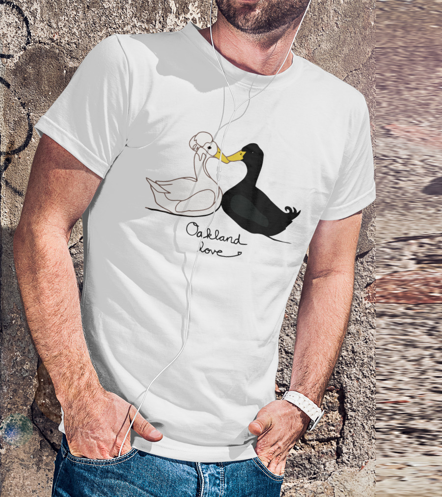 Oakland Love Cutest Duck Couple T-Shirt