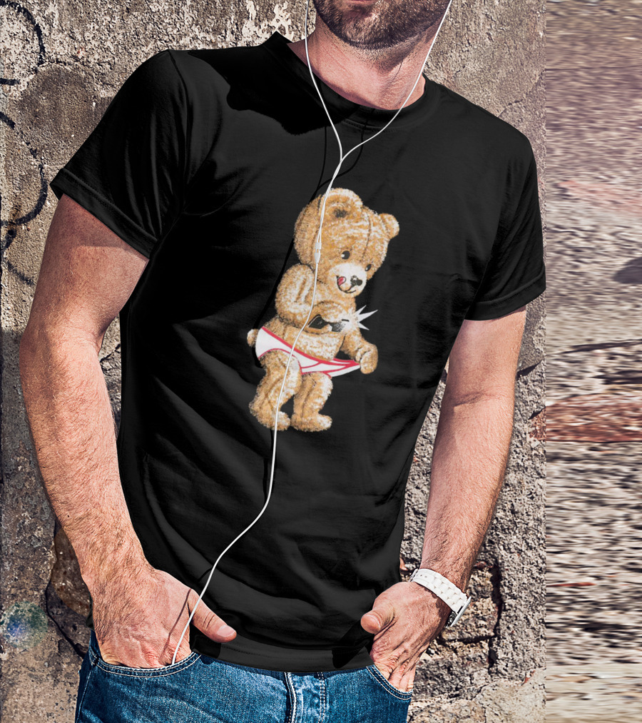 Giannis Burner Teddy Bear Snap Toy Spark Boxer T-Shirt