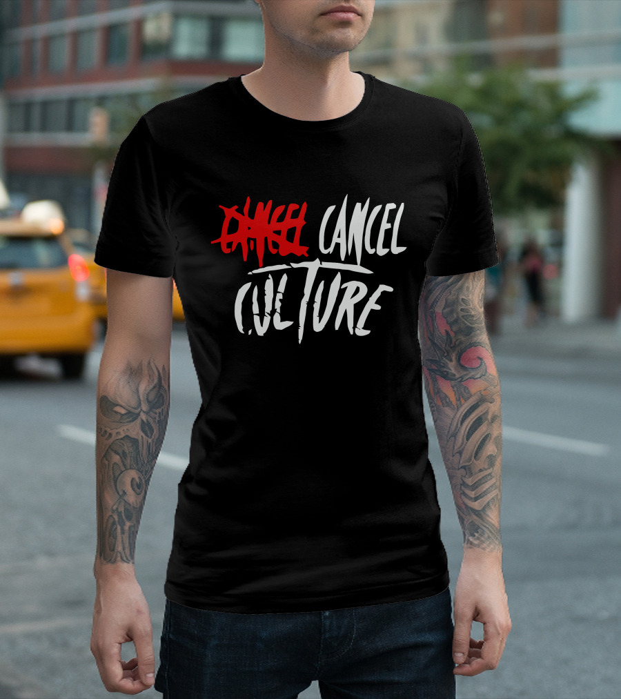 Cancel Cancel Culture Bold Red T-Shirt