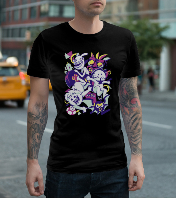 OneyPlays Majora's Mask Inspired Character Mashup T-Shirt
