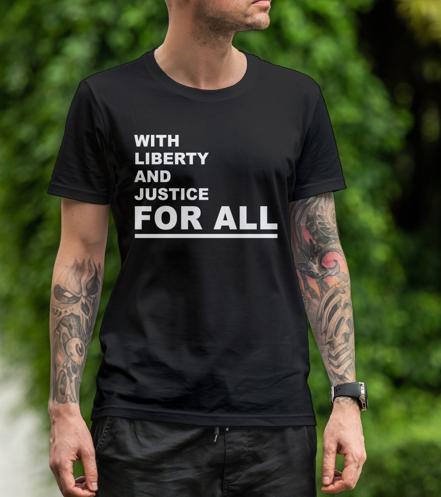 Daunte Wright With Liberty And Justice For All T-Shirt