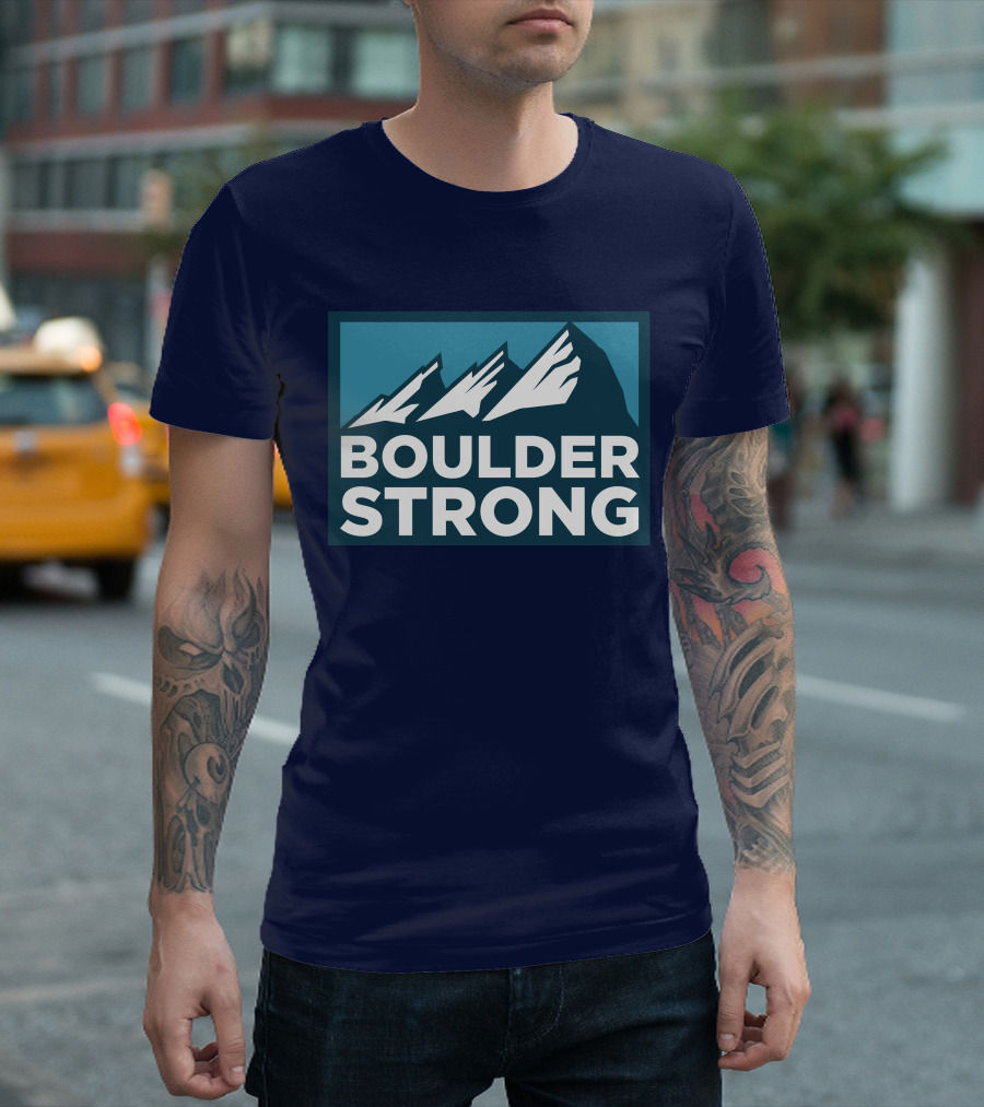 Boulder Strong Mountain Peaks T-Shirt