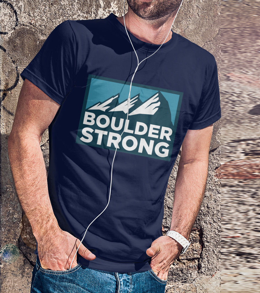 Boulder Strong Mountain Peaks T-Shirt