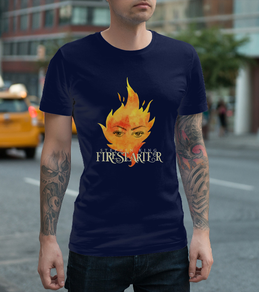 Stephen King Firestarter Fiery Eyes T-Shirt