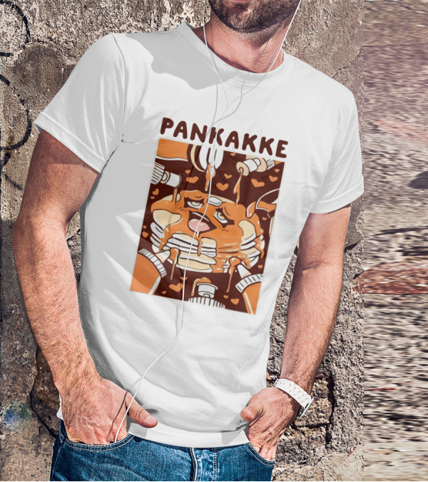 Pankakke Melting Pancake Heart Candies Syrup Bottles T-Shirt