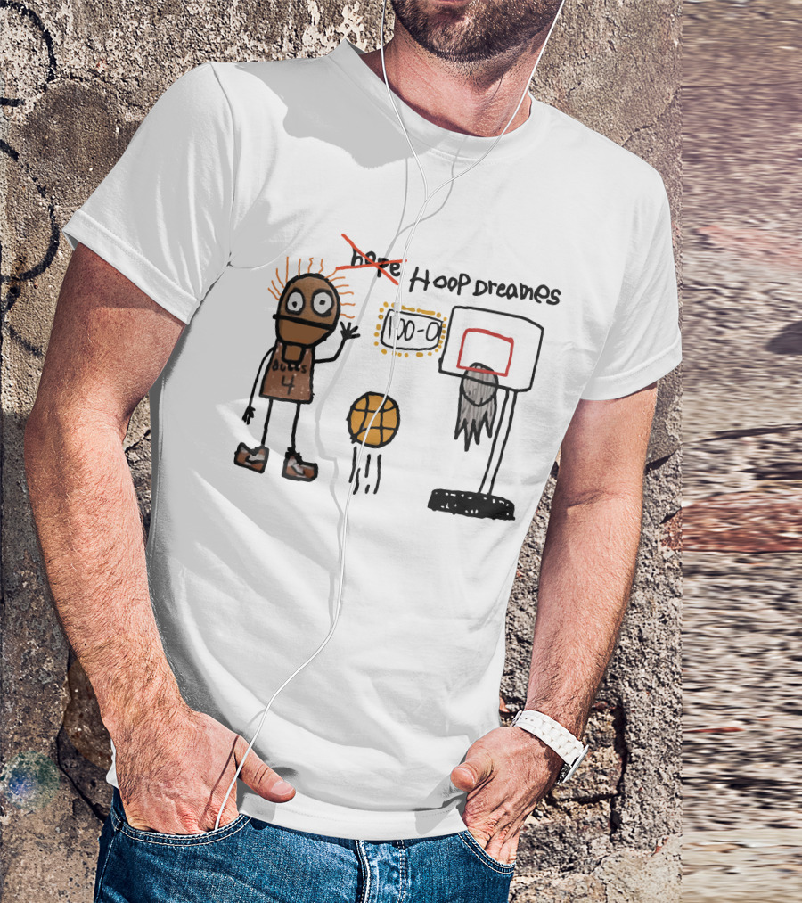 Bulls Hoop Dreams 100-0 Basketball Victory T-Shirt