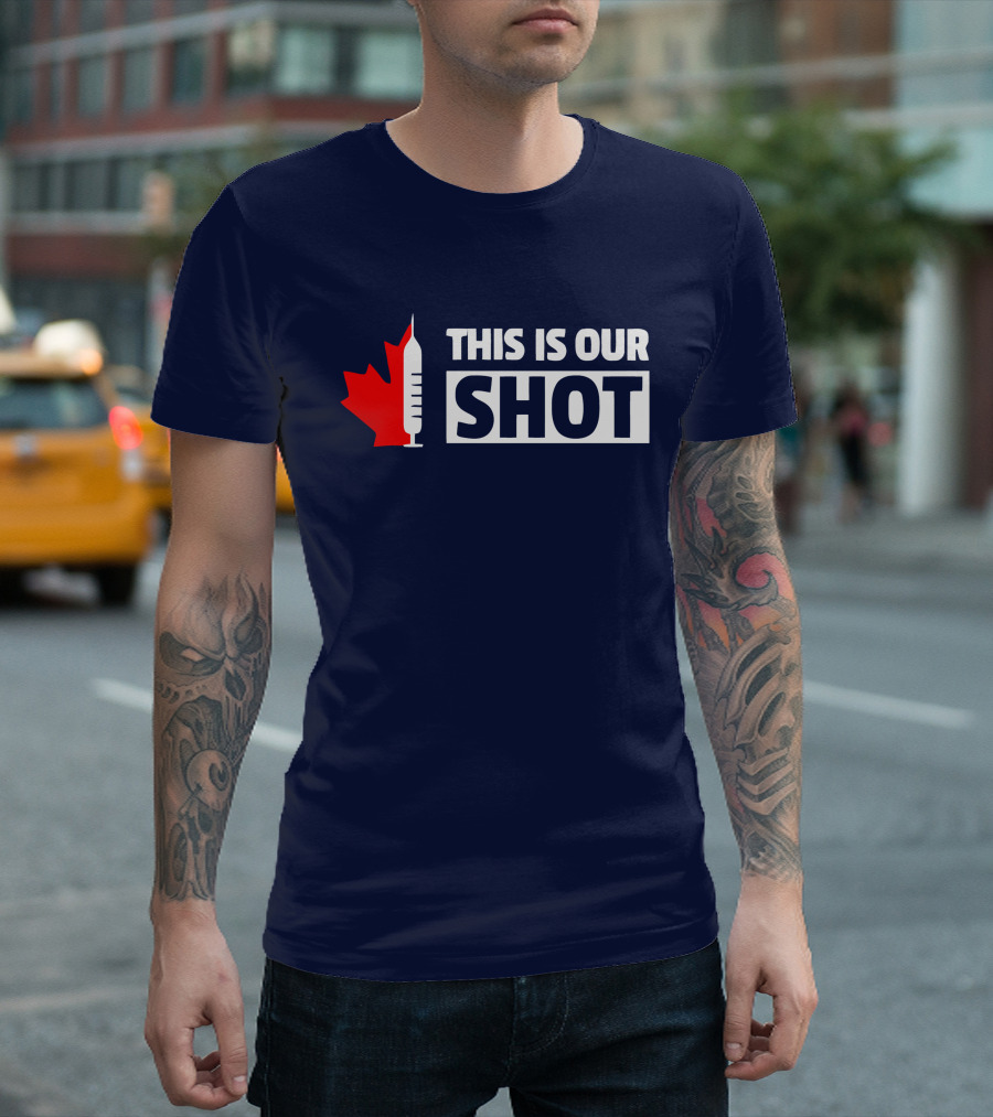 THIS IS OUR SHOT Canada Maple Syringe Ryan Reynolds T-Shirt