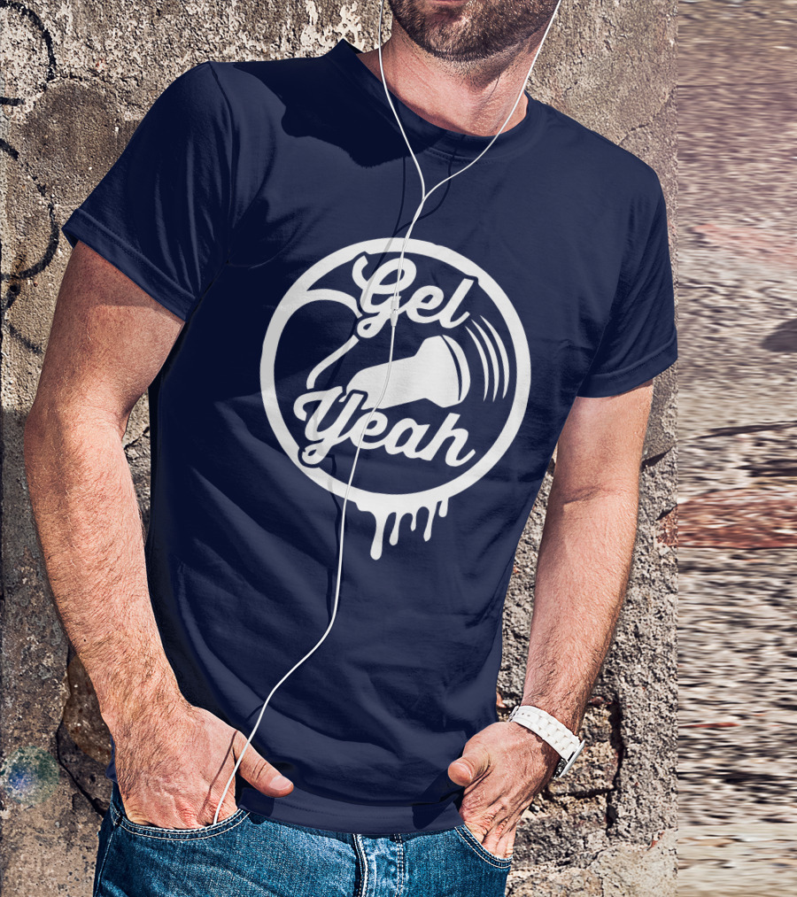 Gel Yeah Sonographers Ultrasound Probe Dripping Circle T-Shirt