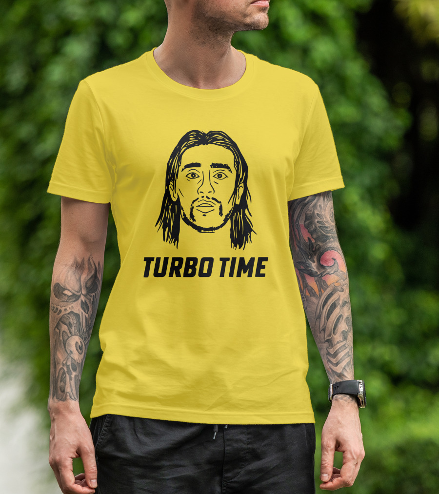 Turbo Time Alex Morgan Hairstyle Iconic Yellow T-Shirt