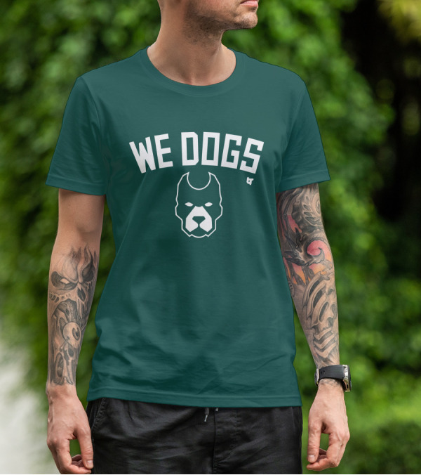 We Dogs Bull Dog Face T-Shirt