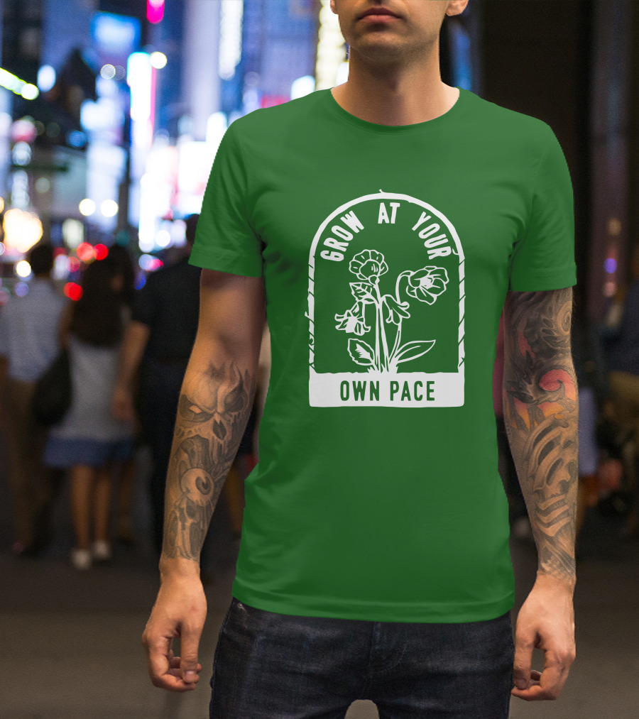 Grow At Your Own Pace Botanical Archway T-Shirt