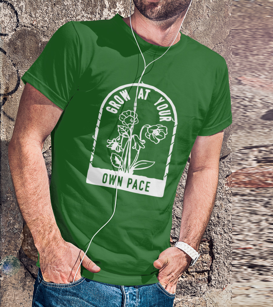 Grow At Your Own Pace Botanical Archway T-Shirt