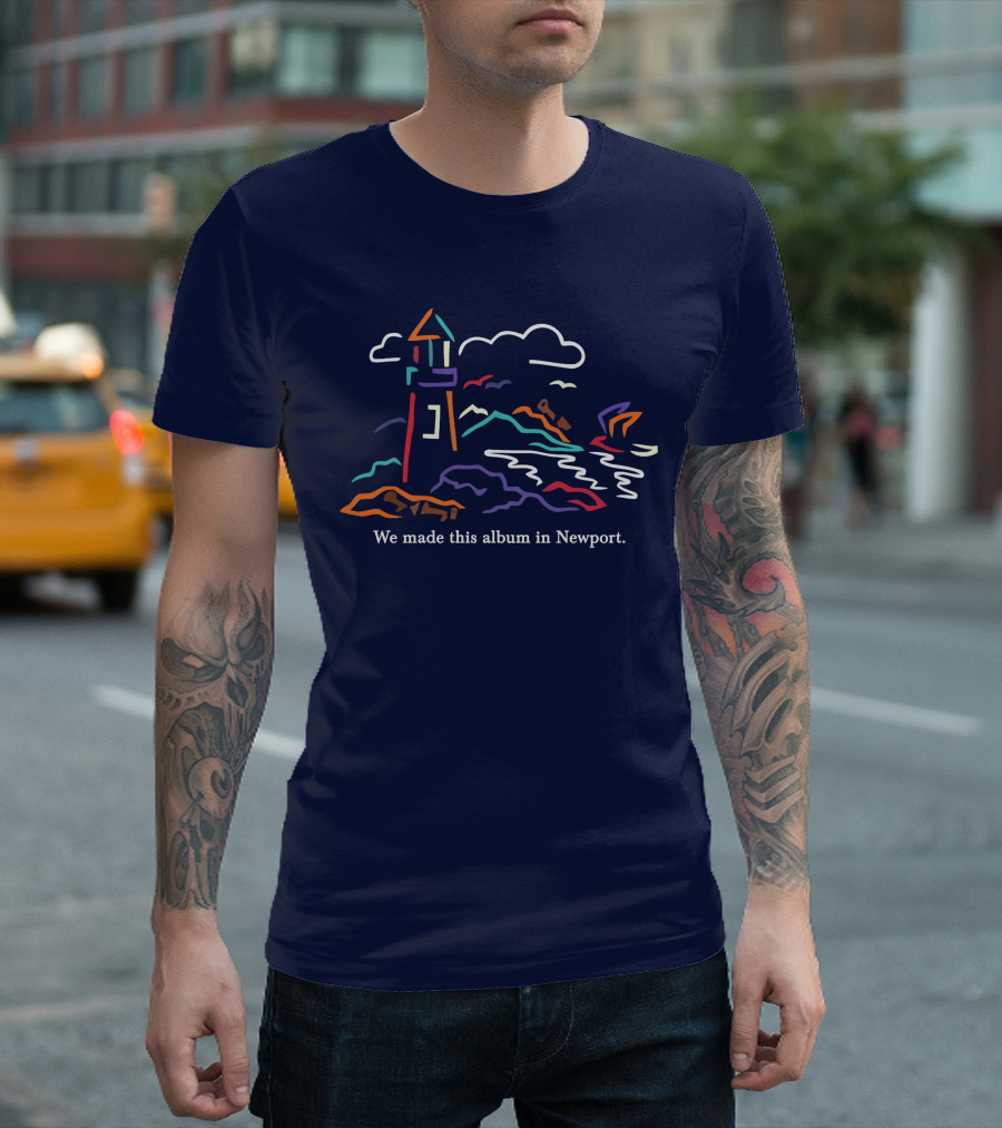 We Made This Album in Newport Quinn XCII Cosii Merch Lighthouse T-Shirt