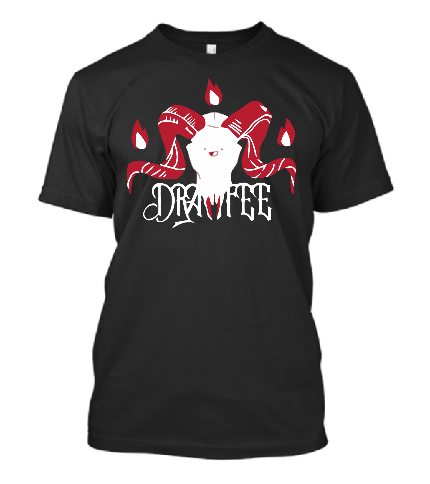 Drawfee Special Anniversary Metal Flame Character T-Shirt