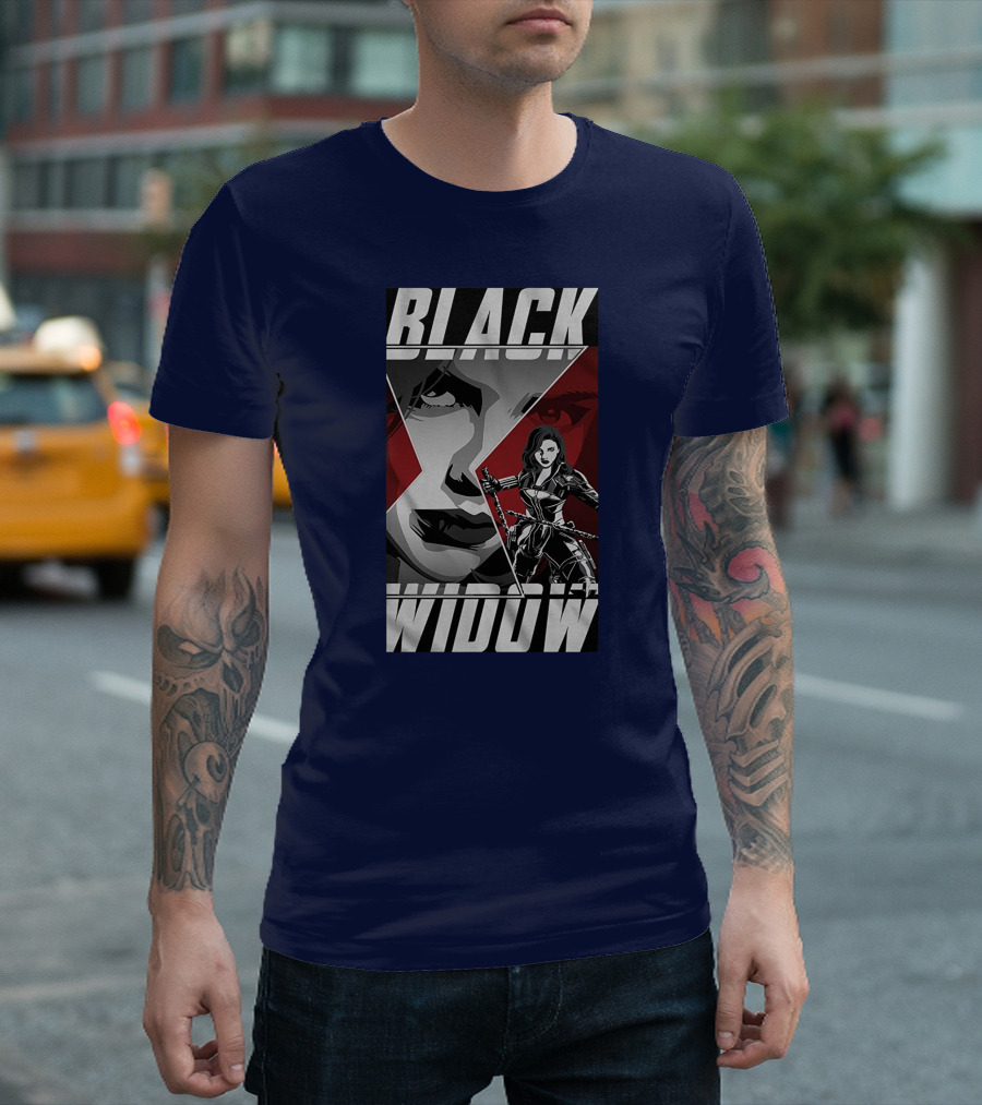 Black Widow Marvel Cinematic Heroine Dynamic T-Shirt