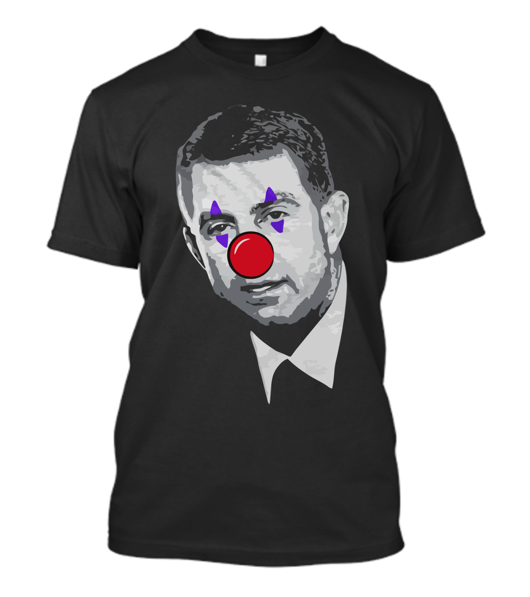 The Tiger Clown Red Nose Politician Pop T-Shirt
