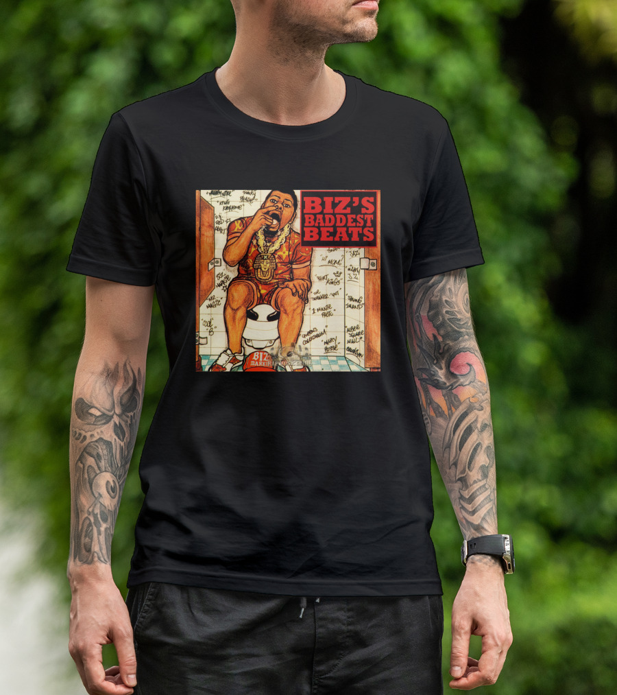 Biz's Baddest Beats Biz Markie Bathroom Graffiti T-Shirt