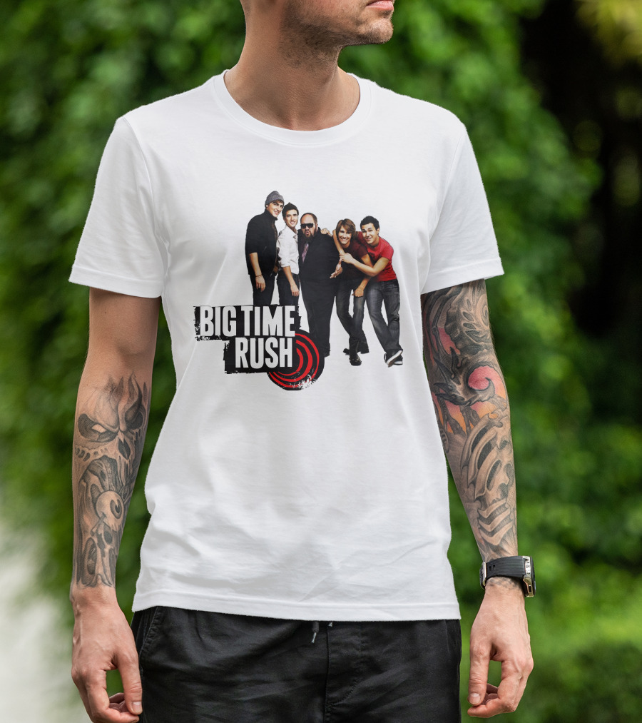 Big Time Rush Band Group Photo Merch T-Shirt