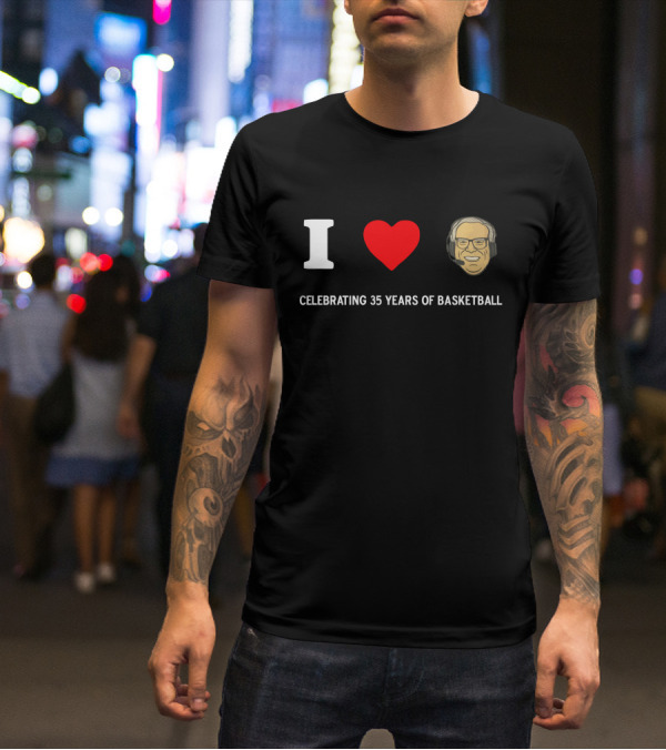 I Love Jim Paschke Celebrating 35 Years Of Paschketball T-Shirt