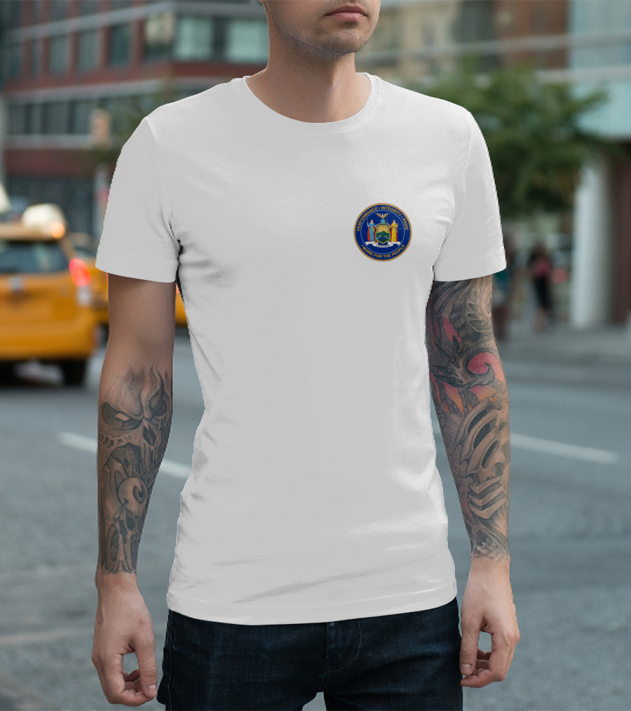 Andrew Cuomo Polo New York State Seal Excelsior Flag Seal Of New York T-Shirt