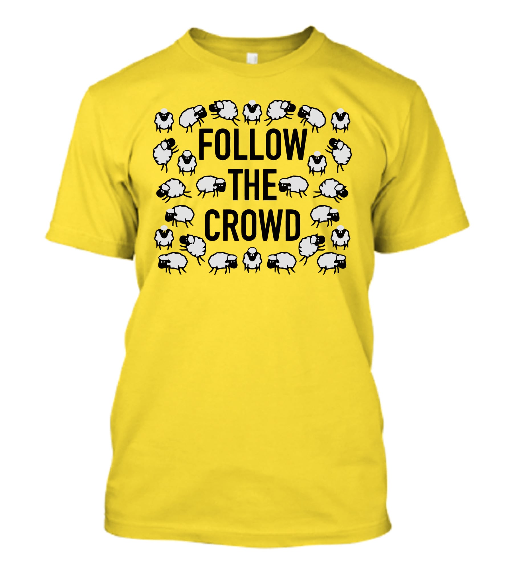 Follow The Crowd Vlog Creations Sheep T-Shirt