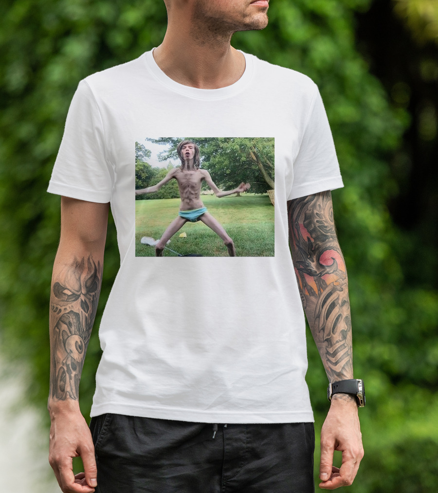 Chris Sales Daddy Long Neck Funny Meme Pose Outdoors T-Shirt