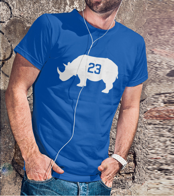 The Ryno 23 Obvious White Rhino T-Shirt