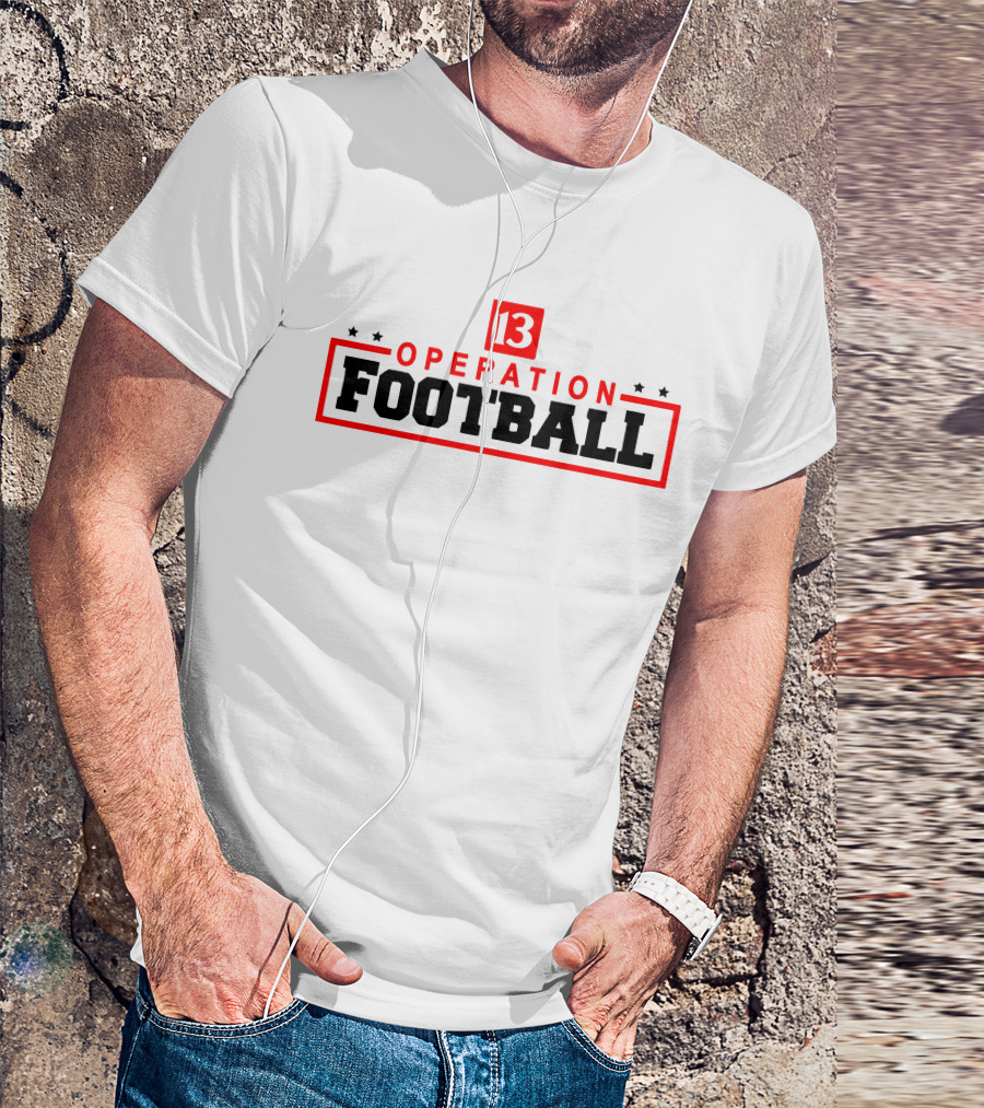 13 WTHR Operation Football Dave Calabro T-Shirt