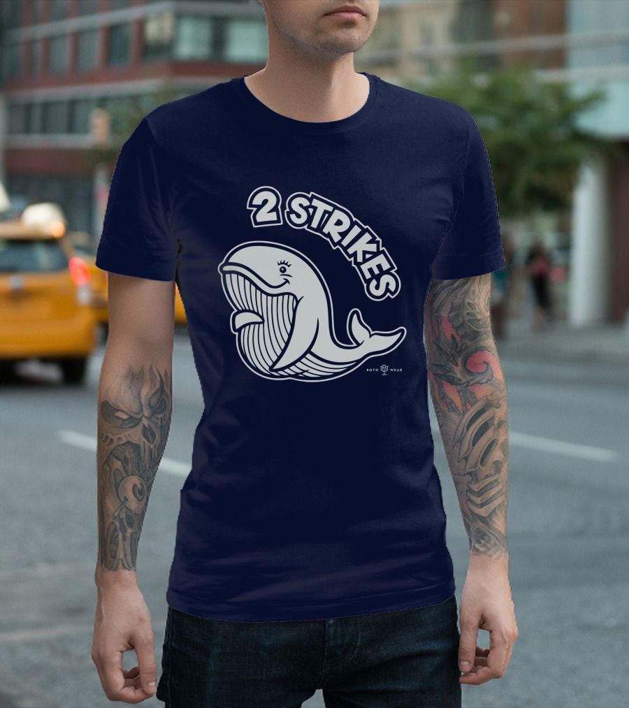 2 Strikes Roto Wear Whale T-Shirt