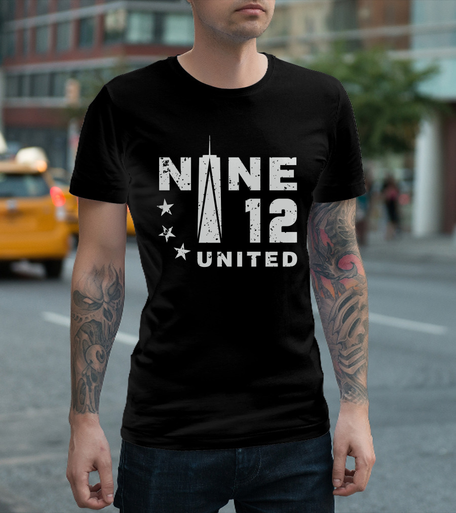 NINE TWELVE UNITED STARS TOWER T-Shirt