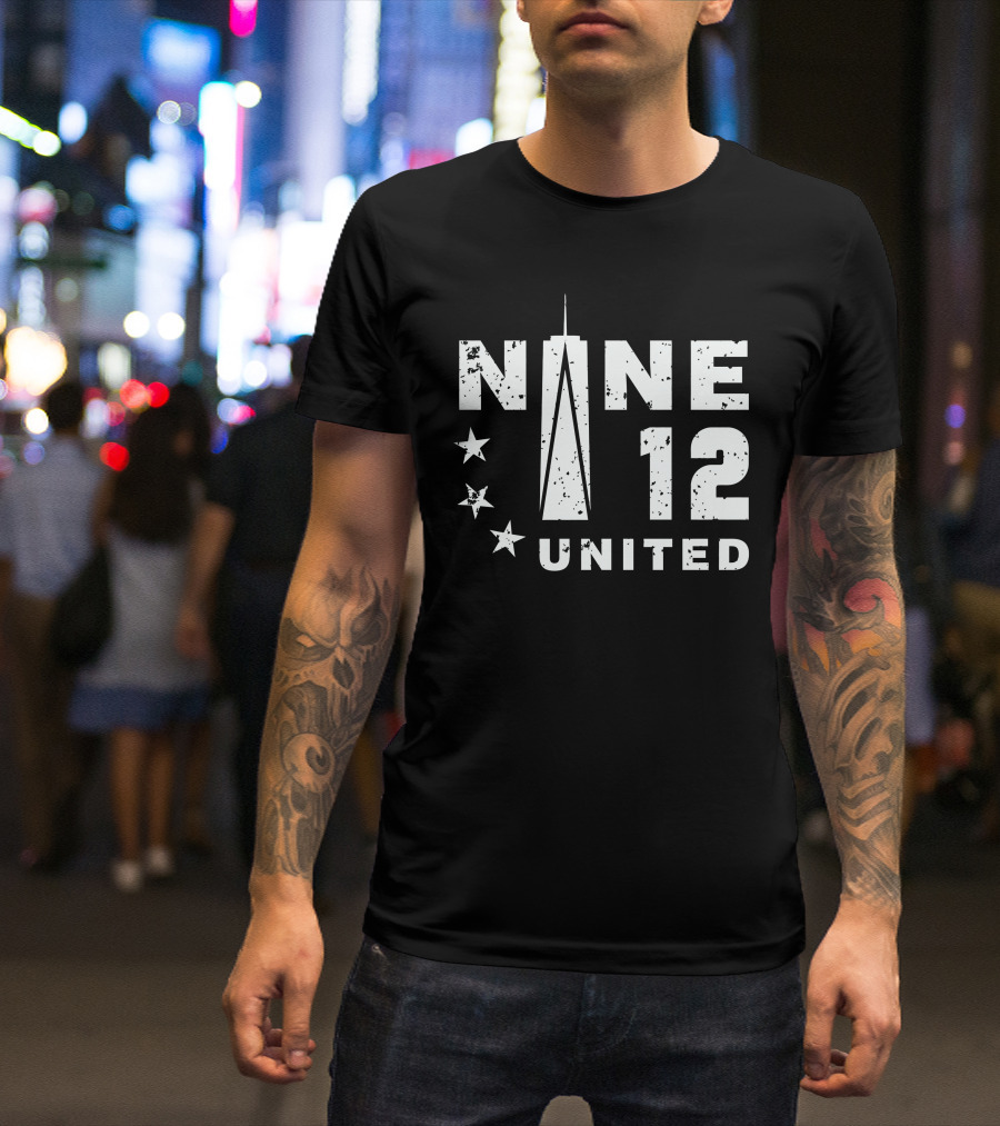 NINE TWELVE UNITED STARS TOWER T-Shirt