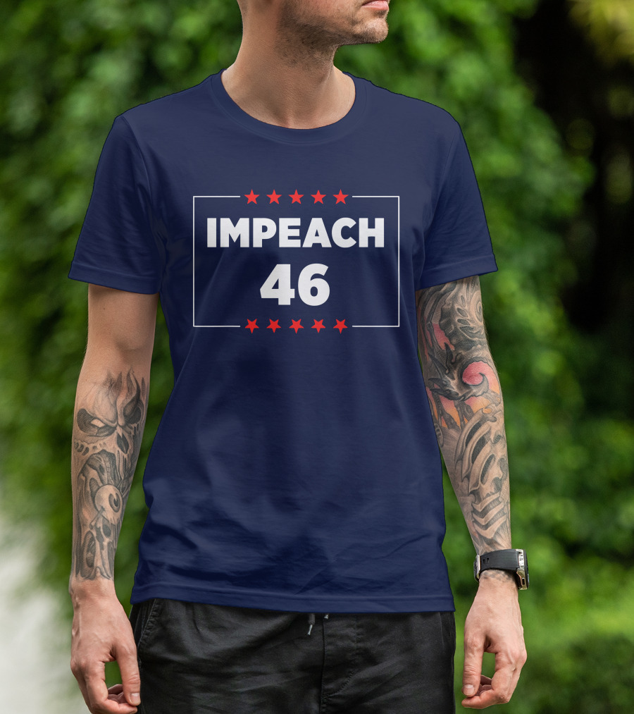Impeach 46 Stars And Box T-Shirt