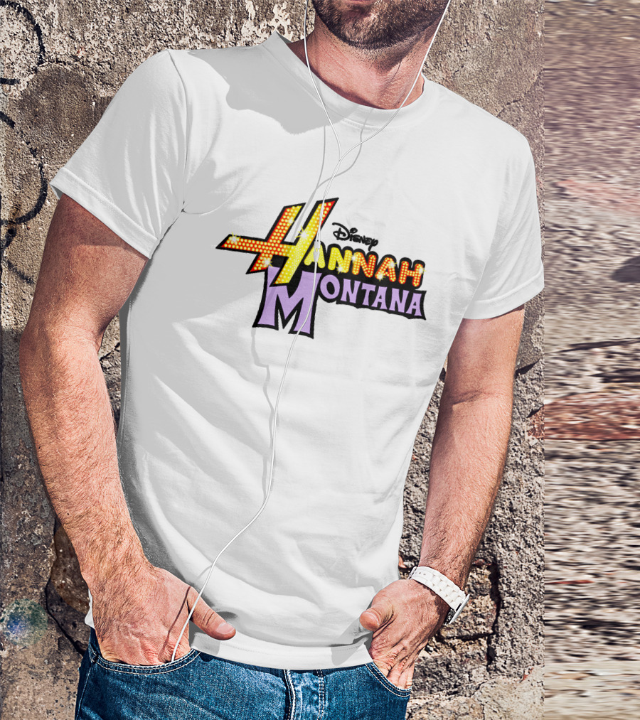 Disney Hannah Montana Logo Miley Cyrus T-Shirt
