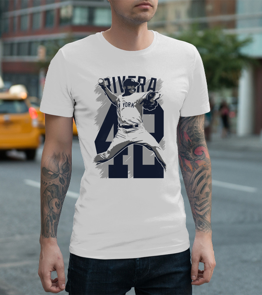 Rivera 42 New York Yankees Baseball Legend T-Shirt