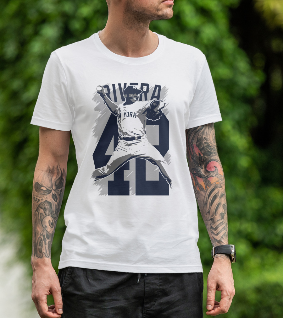Rivera 42 New York Yankees Baseball Legend T-Shirt