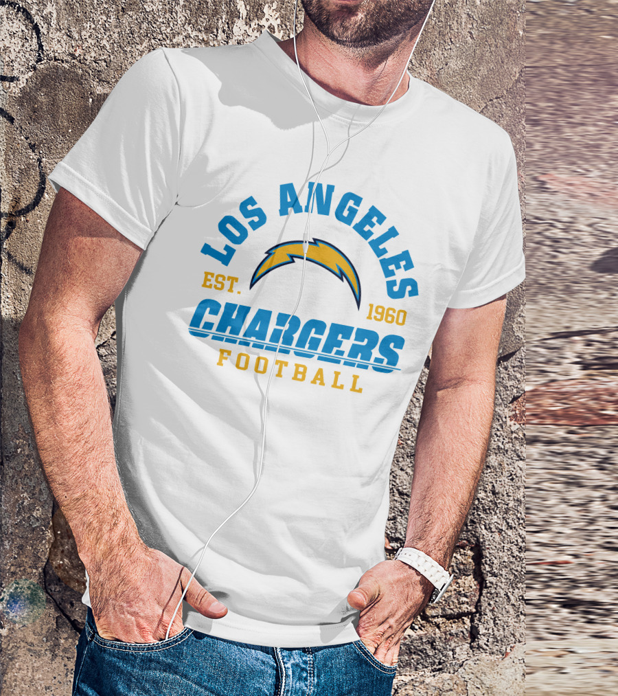 Los Angeles Chargers Est. 1960 Football T-Shirt