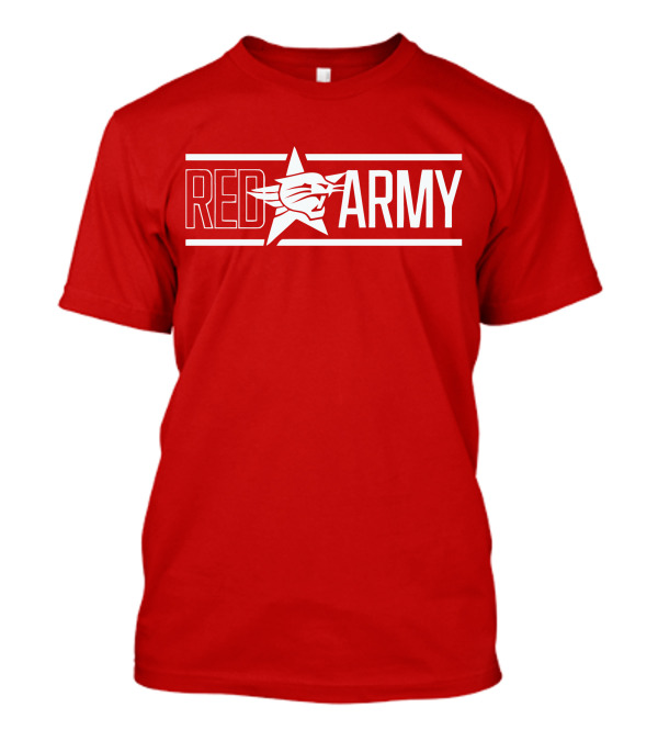 Red Perth Wildcats Fan Army T-Shirt