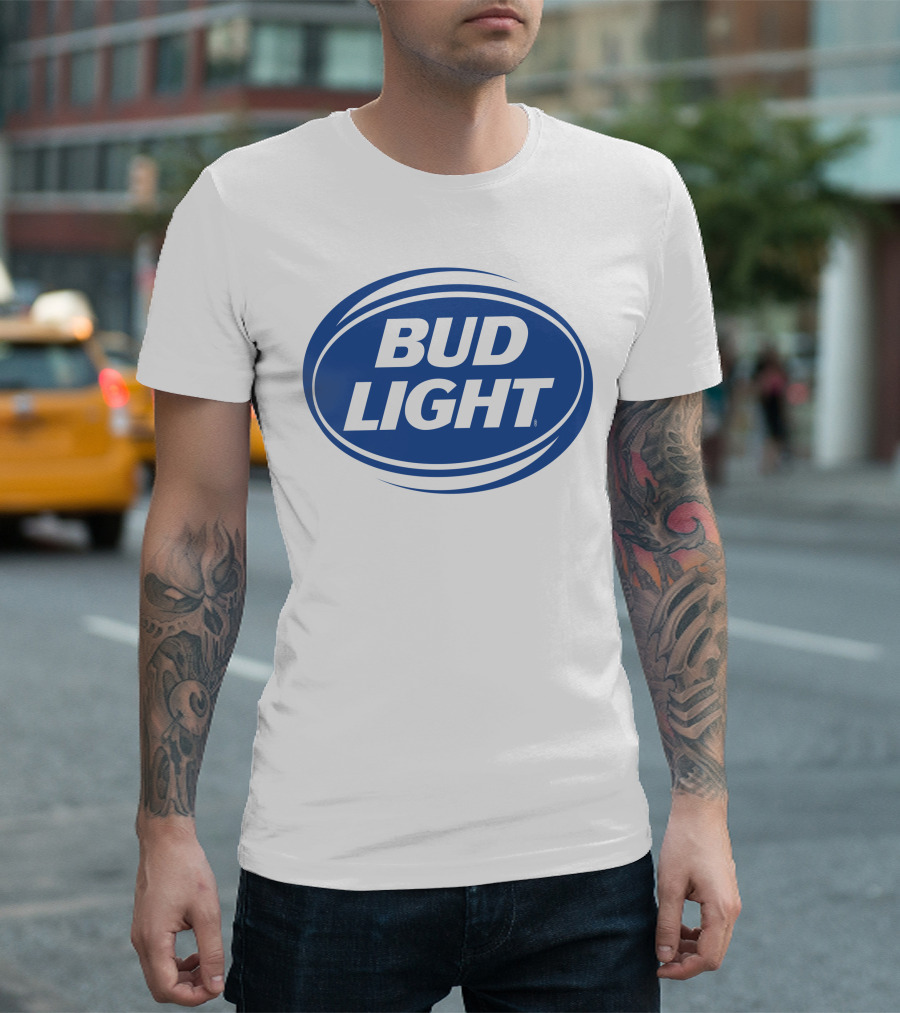 Bud Light Classic Blue Oval T-Shirt