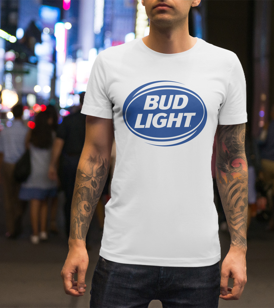Bud Light Classic Blue Oval T-Shirt