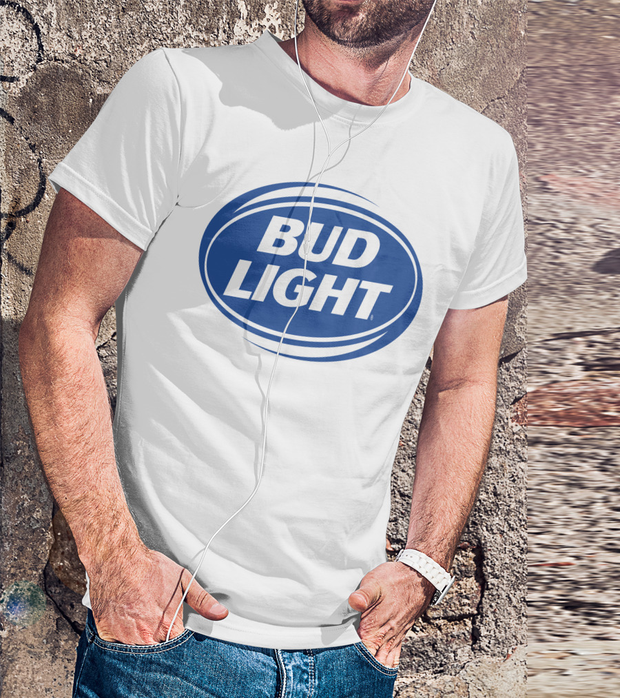 Bud Light Classic Blue Oval T-Shirt