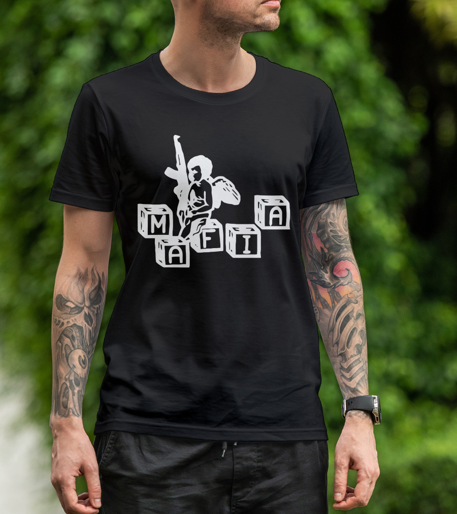 Kai Cenat Mafia Cherub Blocks T-Shirt