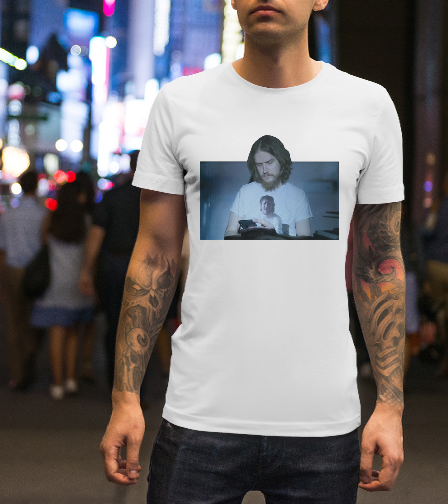 Projection Bo Burnhams White Shirt Digital Illumination T-Shirt
